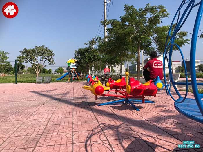 Lắp đặt đồ chơi ngoài trời cho công viên tại tỉnh Hà Nam